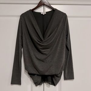 Oversized sweater in dark grey, size Small